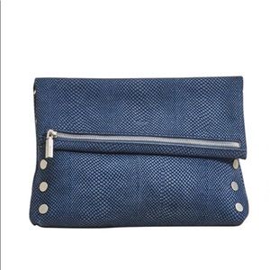Hammitt VIP Large Indigo Blue Suede Leather NWT
